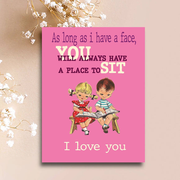 A Place To Sit Card