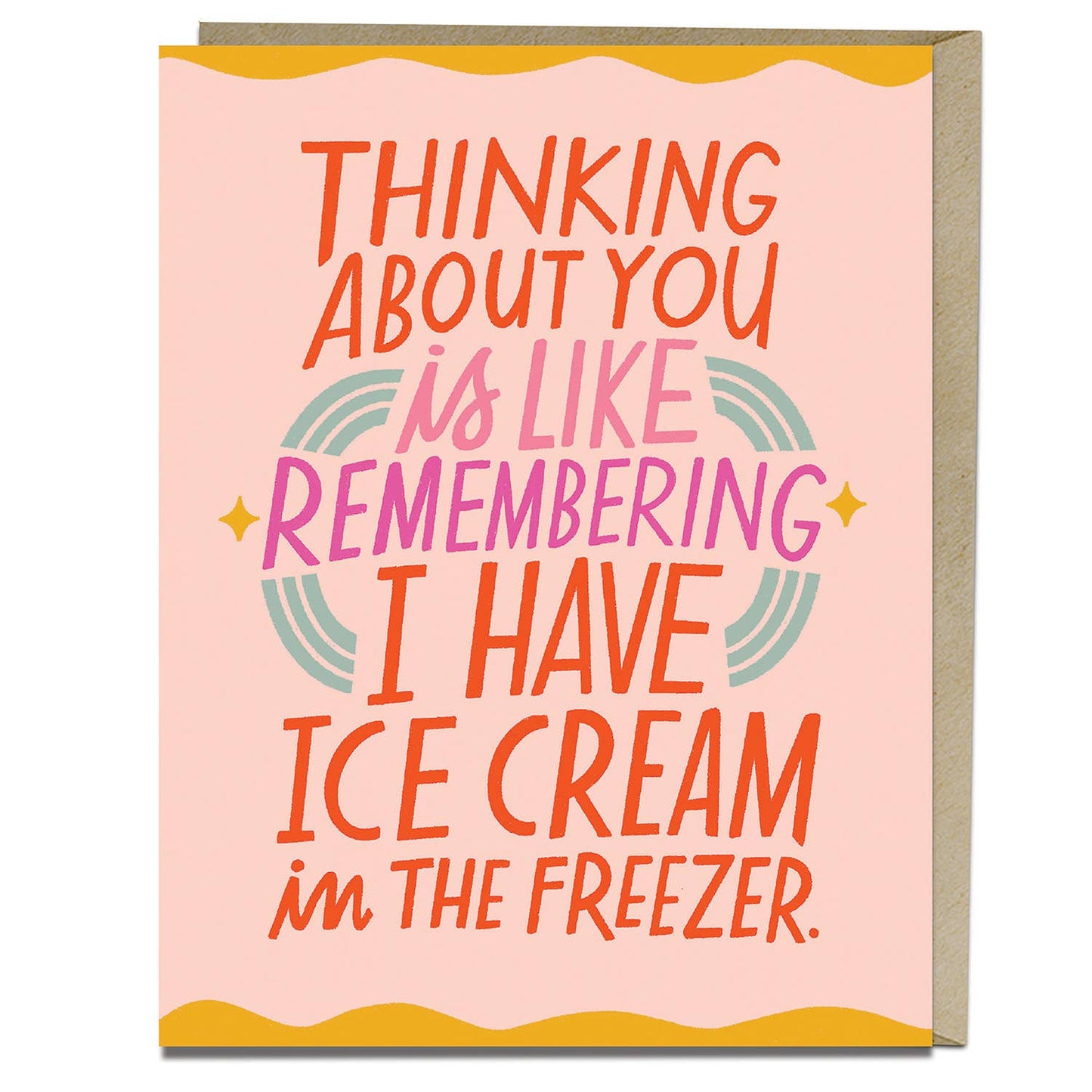 Ice Cream in the Freezer Card