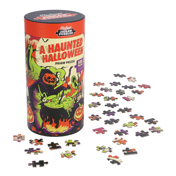 A Haunted Halloween 500 Piece Puzzle