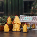 Holiday Gnome Beeswax Candle-7