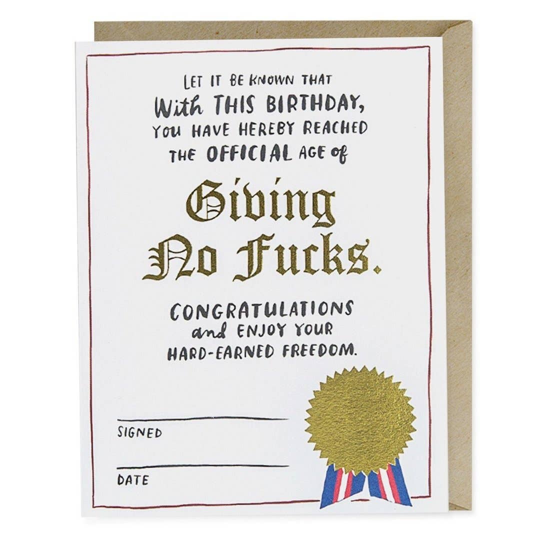 Decree Birthday Card