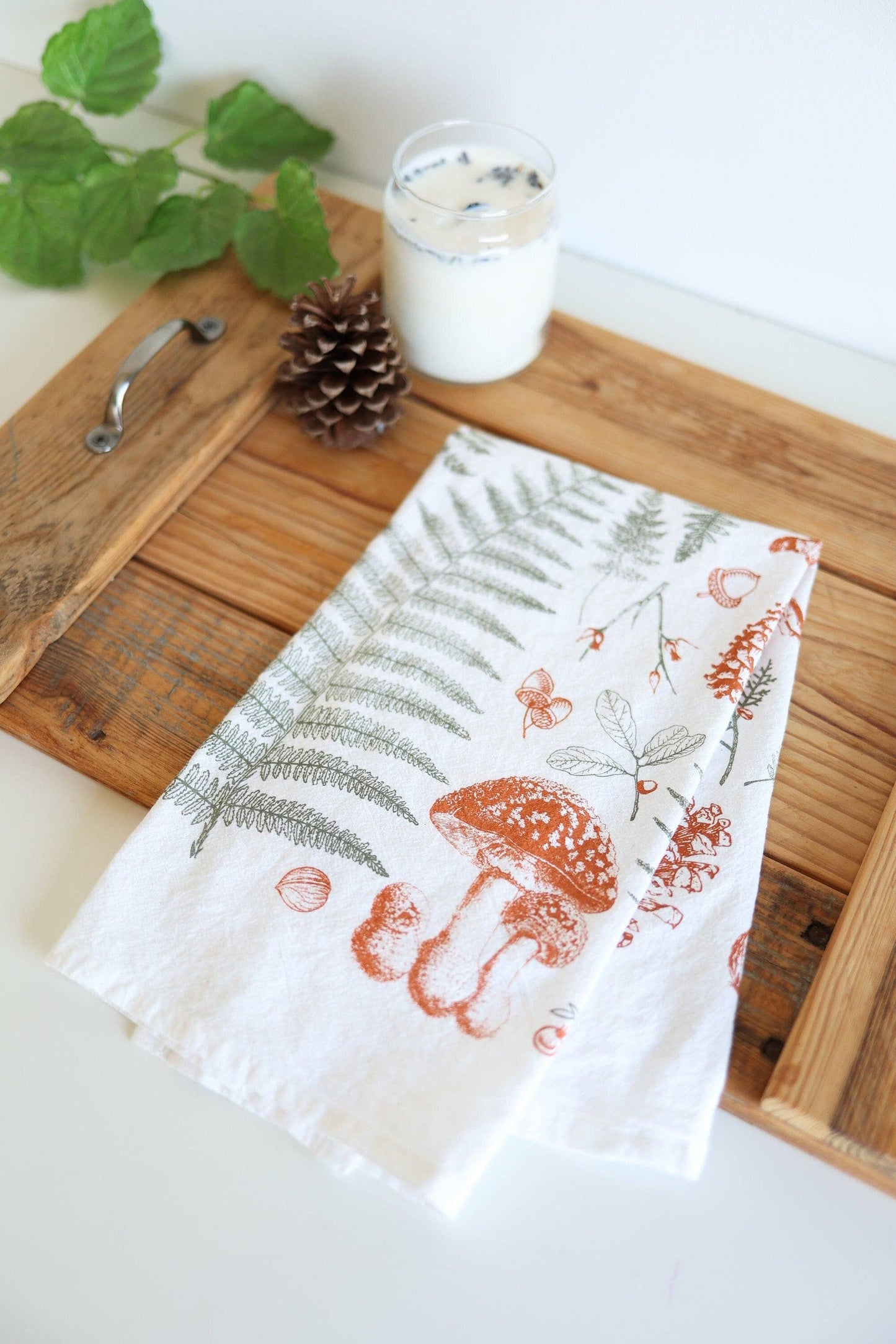 Forest Floor Tea Towel