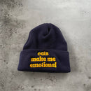 Cats Make Me Emotional Beanie-1