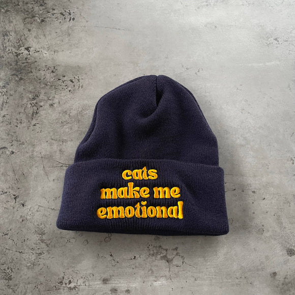 Cats Make Me Emotional Beanie