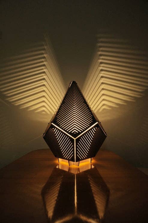 SINAR Linez 3D Papercraft Table Lamp