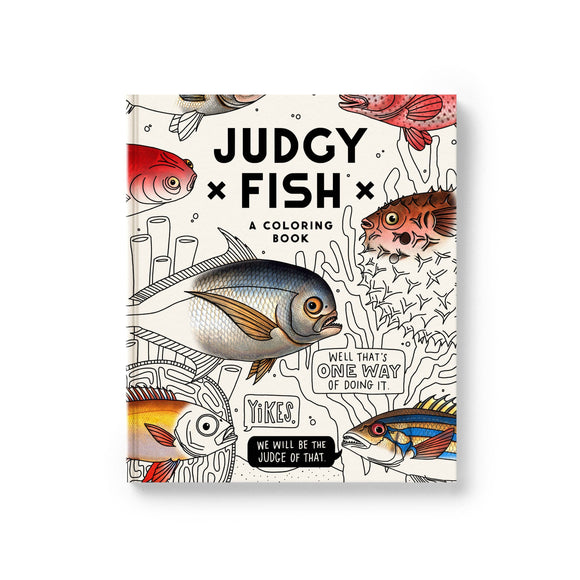 Judgy Fish Coloring Book