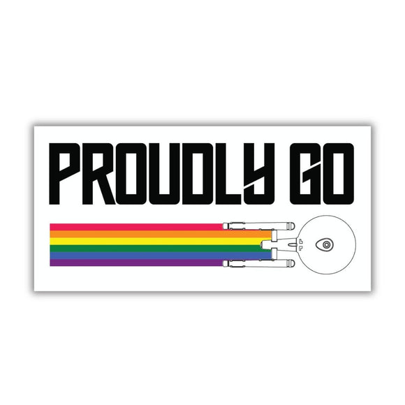 Sci-Fi Series Proudly Go Sticker