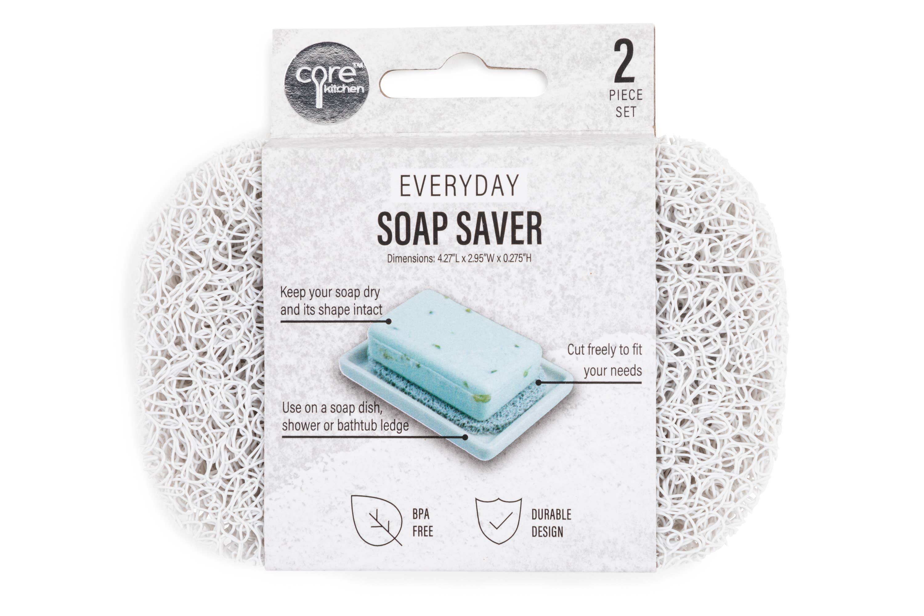 Soap Savers 2pc - White