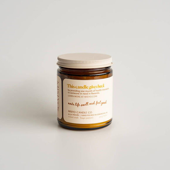 Vanilla Soleil + Ginger Beeswax Candle