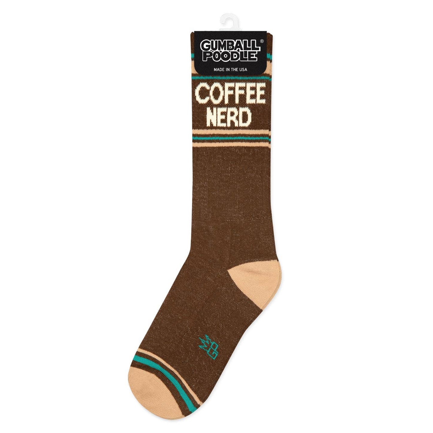 Coffee Nerd Gym Crew Socks