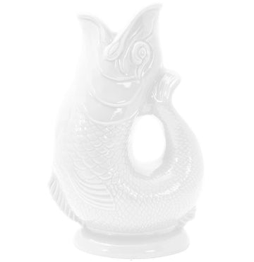 White Gluggle Mini Jug