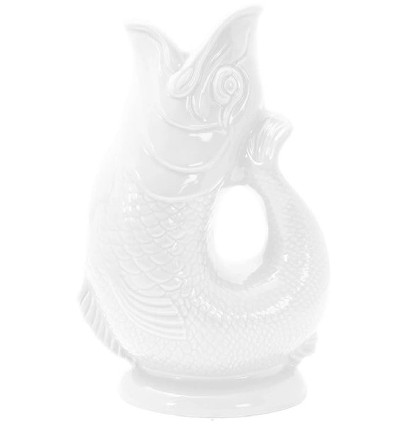 White Gluggle Mini Jug