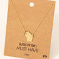 Wisconsin State Pendant Necklace