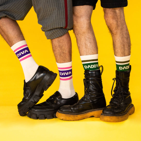 Diva Gym Crew Socks