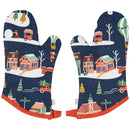Candy Cane Lane Oven Mitts - Set of 2-1