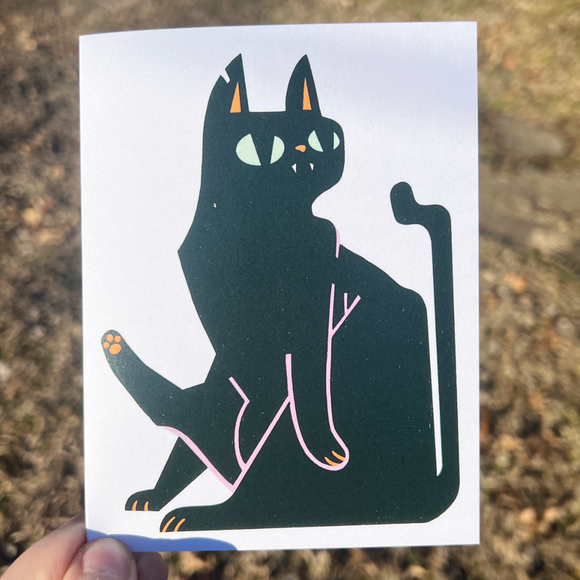 Black Cat Card