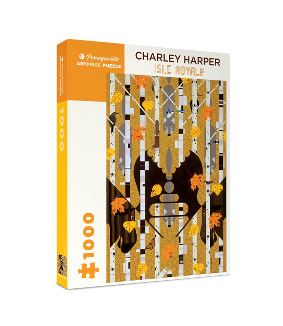 Isle Royale Charley Harper 1000-Piece Jigsaw Puzzle