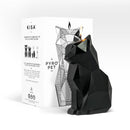 PyroPet Kisa Cat Skeleton Candle - Black-6
