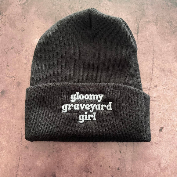 Gloomy Graveyard Girl Beanie