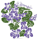 Wood Violet Wisconsin Sticker-1
