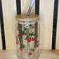 Cherry Scatter Soda Can Glass