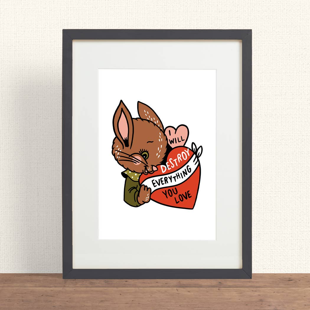 Destroy (Bunny) Print - 0