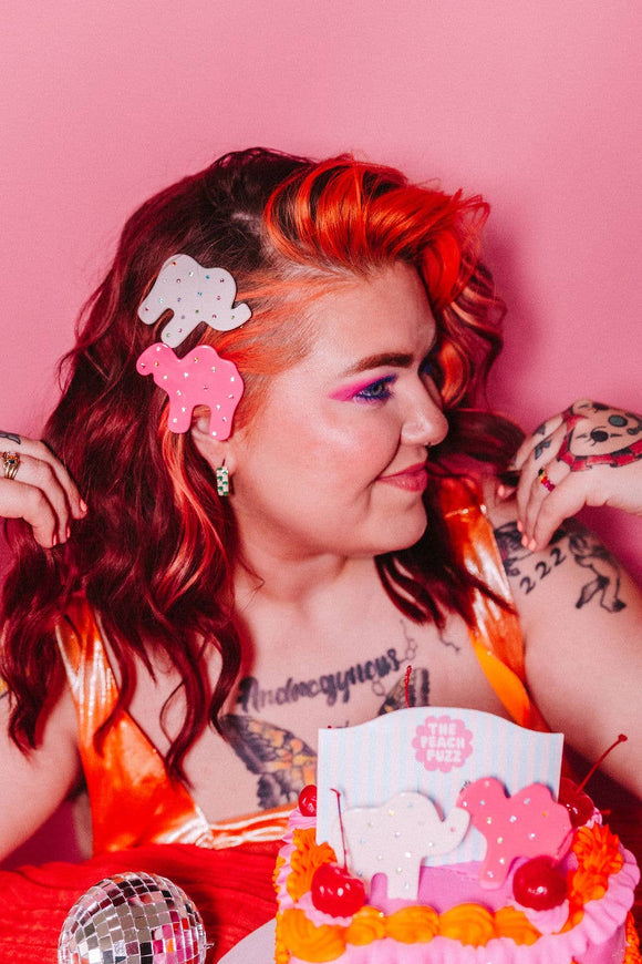 Animal Cracker Hair Clip Set