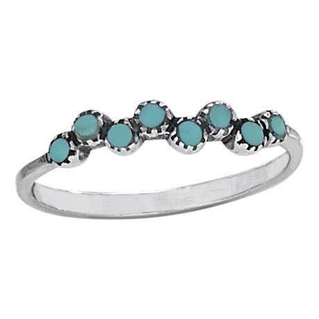 Fairy Tears Turquoise Sterling Silver Ring