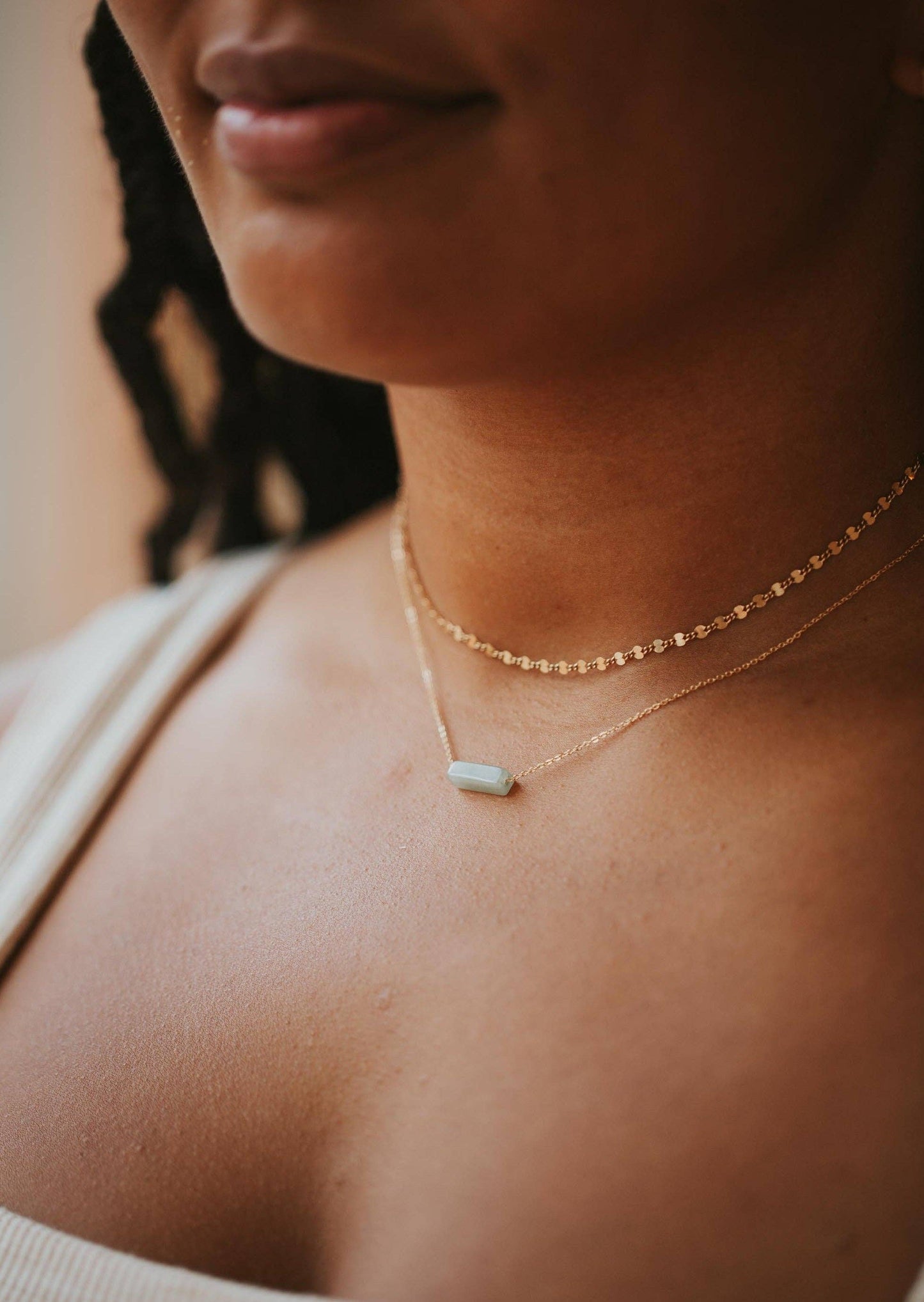 Hello Adorn: Seafoam Gemma Necklace