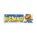 Officer Diversity Hire Bumper Sticker-1