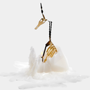 PyroPet Einar Unicorn Skeleton Candle - Toasted Marshmallow Scent, White-4