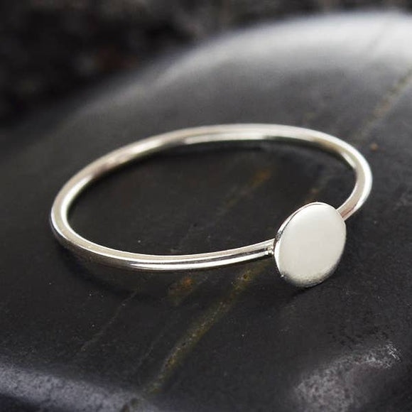 Dot Sterling Silver Ring
