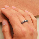 Textured Ridged Ring-3