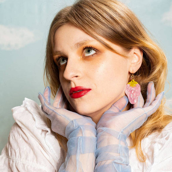 Strawberry Sparkle Earrings