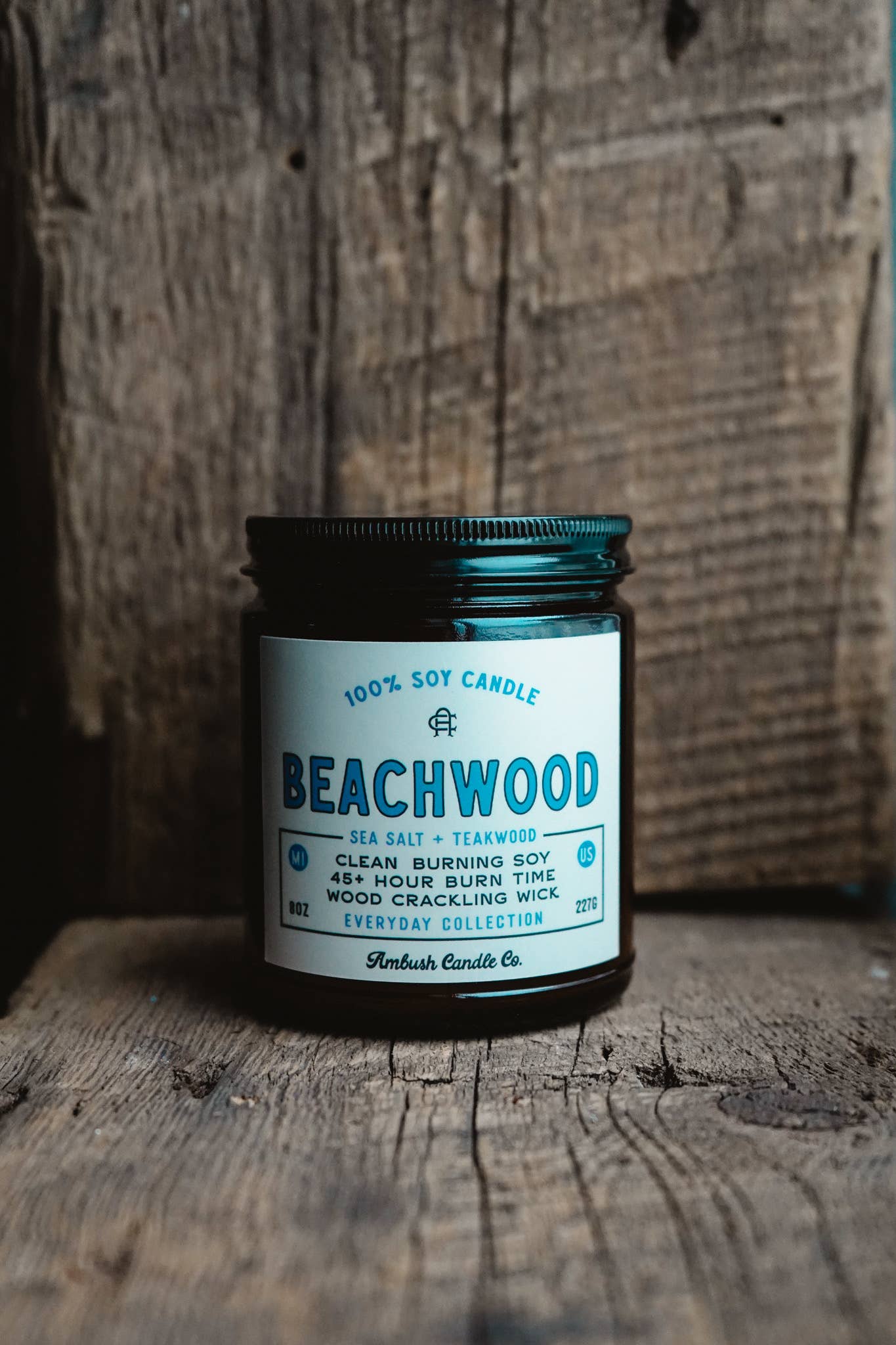 Beachwood | Sea Salt + Teakwood Candle