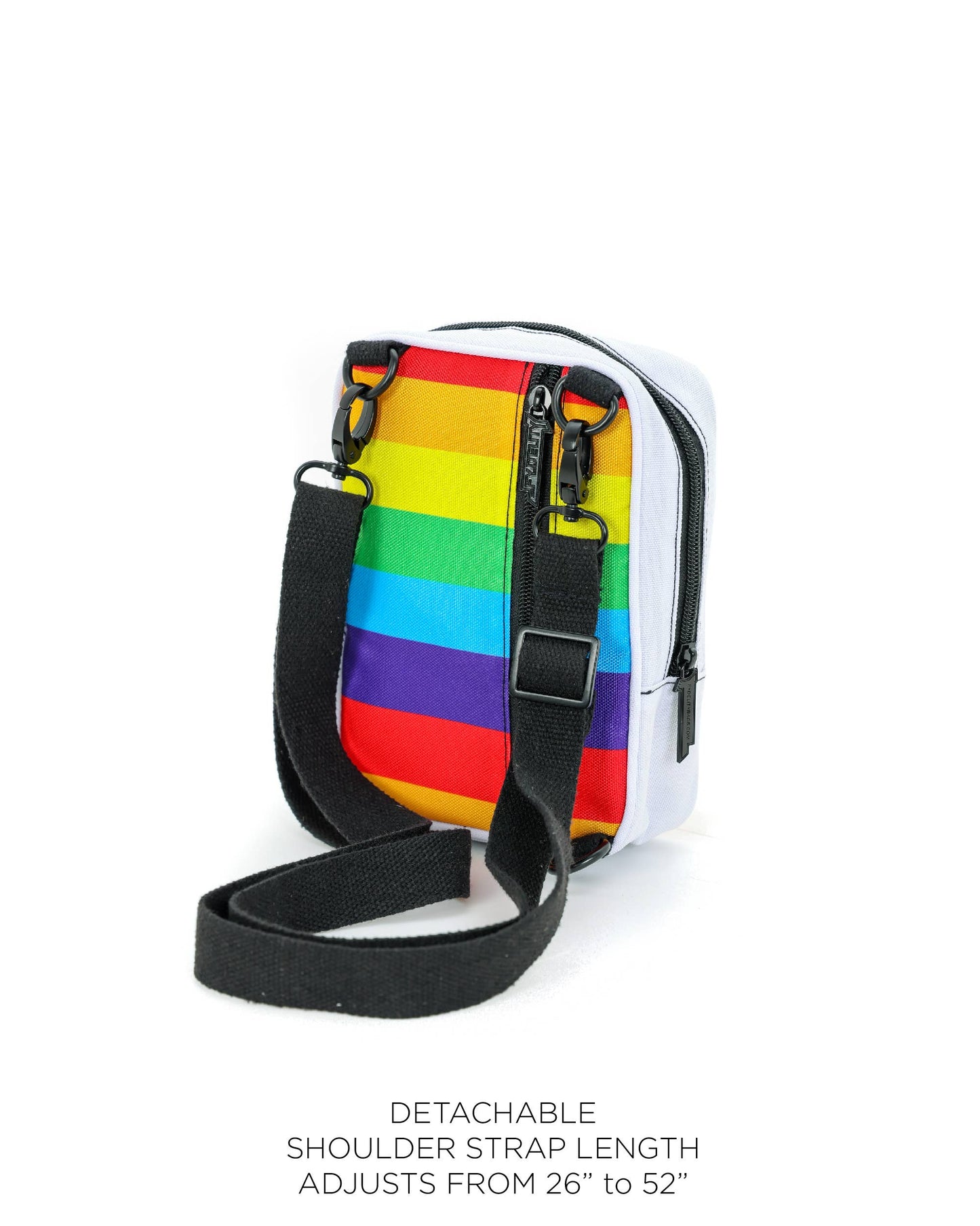 Rainbow Stripe Crossbody Bag