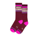 Badass Grandma Gym Crew Socks-1