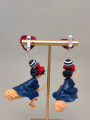Magician Girl Charm Heart Earrings-3
