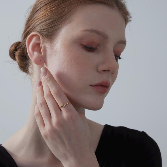 Dainty Butterfly Stacking Ring