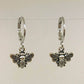 Dainty Tiny Bee Earrings