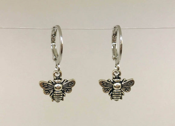 Dainty Tiny Bee Earrings