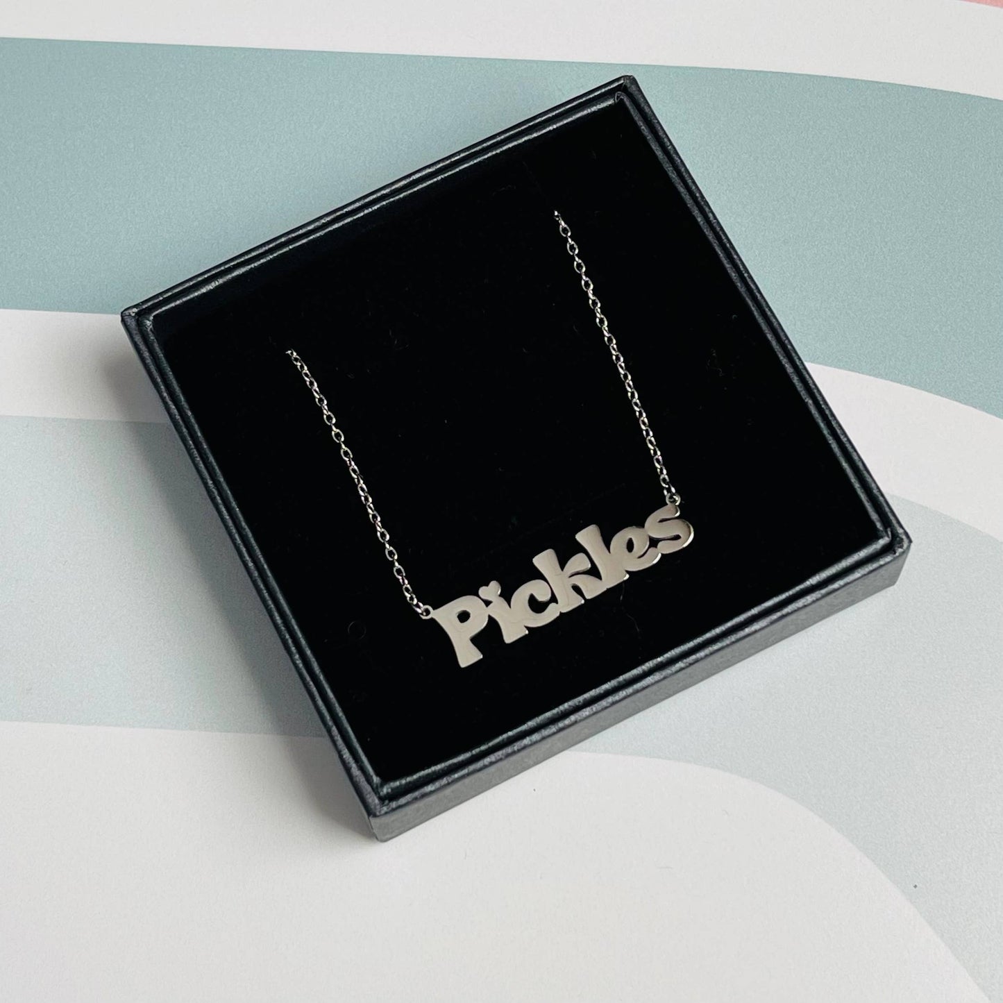 Pickles Word Necklace