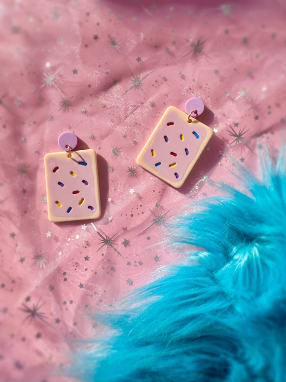 Pastel Sprinkle Tart Earrings