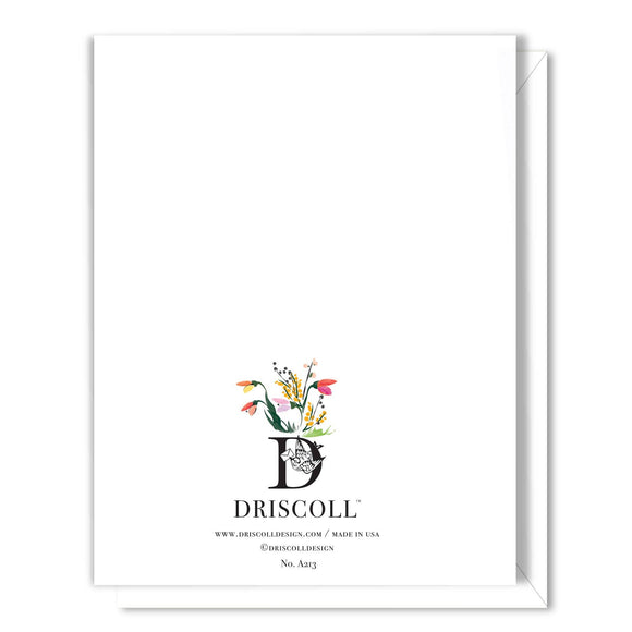 Wild Swan Birthday Card