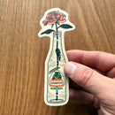 Peony Bottle Flower Soda Sticker-2