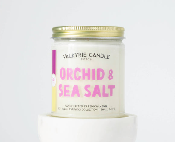 Orchid and Sea Salt Candle
