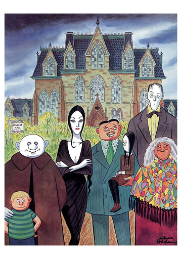 The Addams Family Birthday Card
