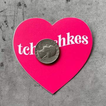 Tchotchkes Heart Sticker - 0