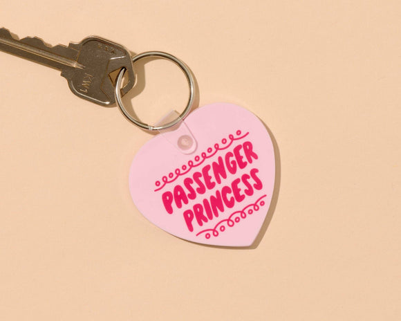 Passenger Princess Heart PVC Keychain