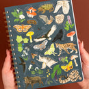Midnight Flora & Fauna Spiral Notebook-1